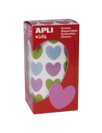 ROLLO GOMETS CORAZON MULTICOLOR 120X18 APLI 16796