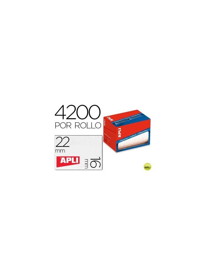 APLI ROLLO 4200 ETIQUETAS 16X22 BLANCAS. 708293