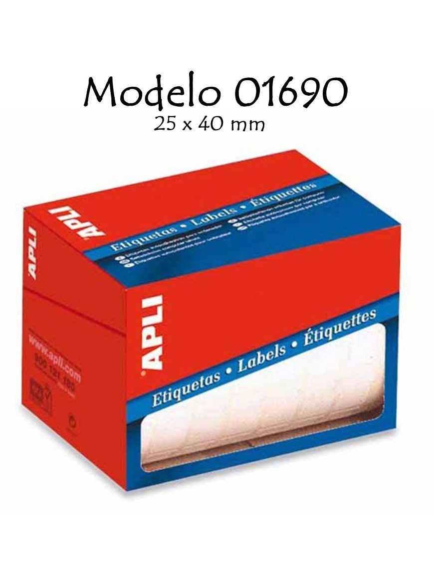 APLI ROLLO DE 1600 ETIQUETAS DE 25X40
