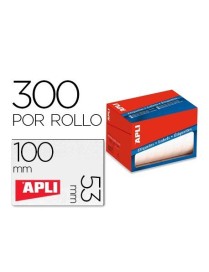 APLI ROLLO 300 ETIQUETAS 53X100 BLANCAS