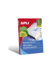 APLI 02420 PACK DE 800 ETIQUETAS BLANCAS 99.1X67.7