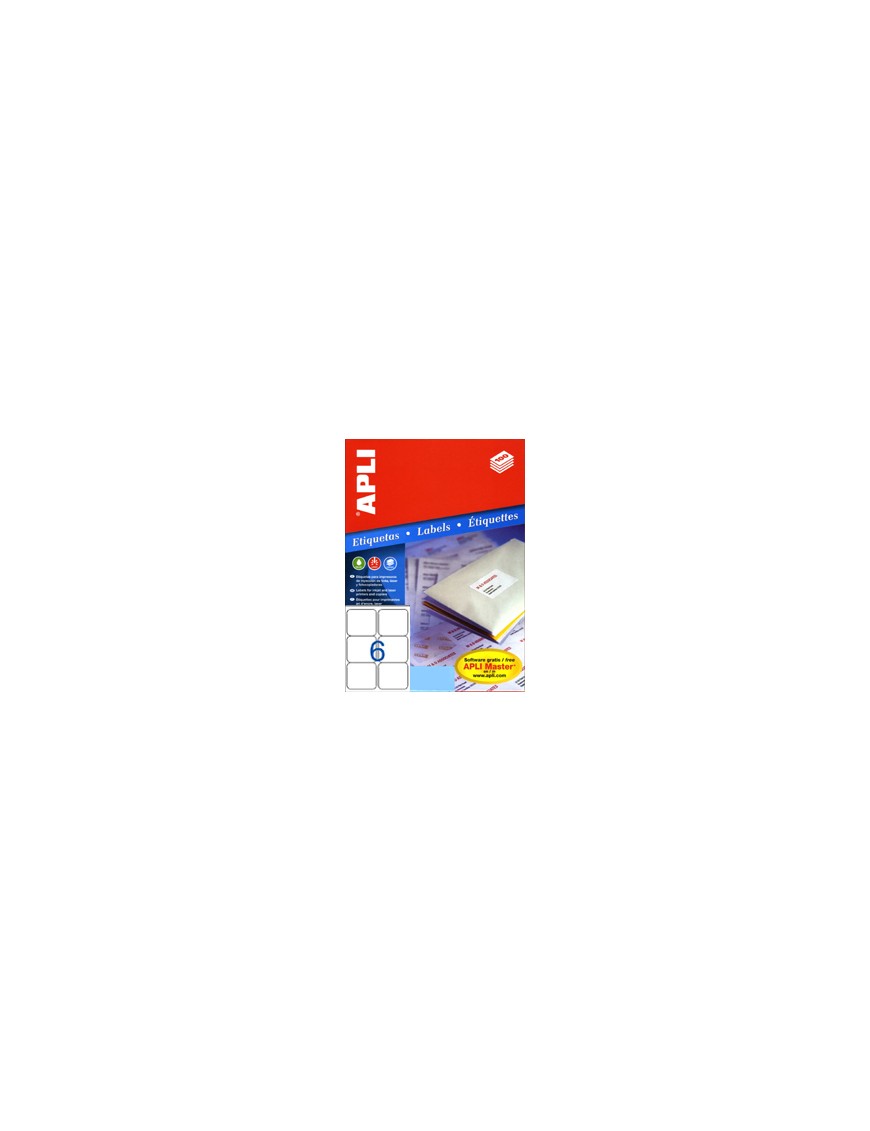 APLI 02421 PACK DE 600 ETIQUETAS BLANCAS 99X93.1