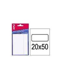 ETIQUETAS DE 20X50 DOBLE FRONTAL EN BOLSA APLI