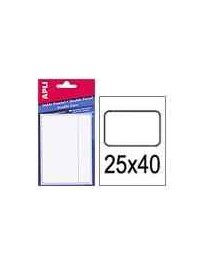 ETIQUETAS DE 25X40 DOBLE FRONTAL EN BOLSA APLI