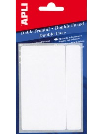 ETIQUETAS DE 34X67 DOBLE FRONTAL EN BOLSA APLI