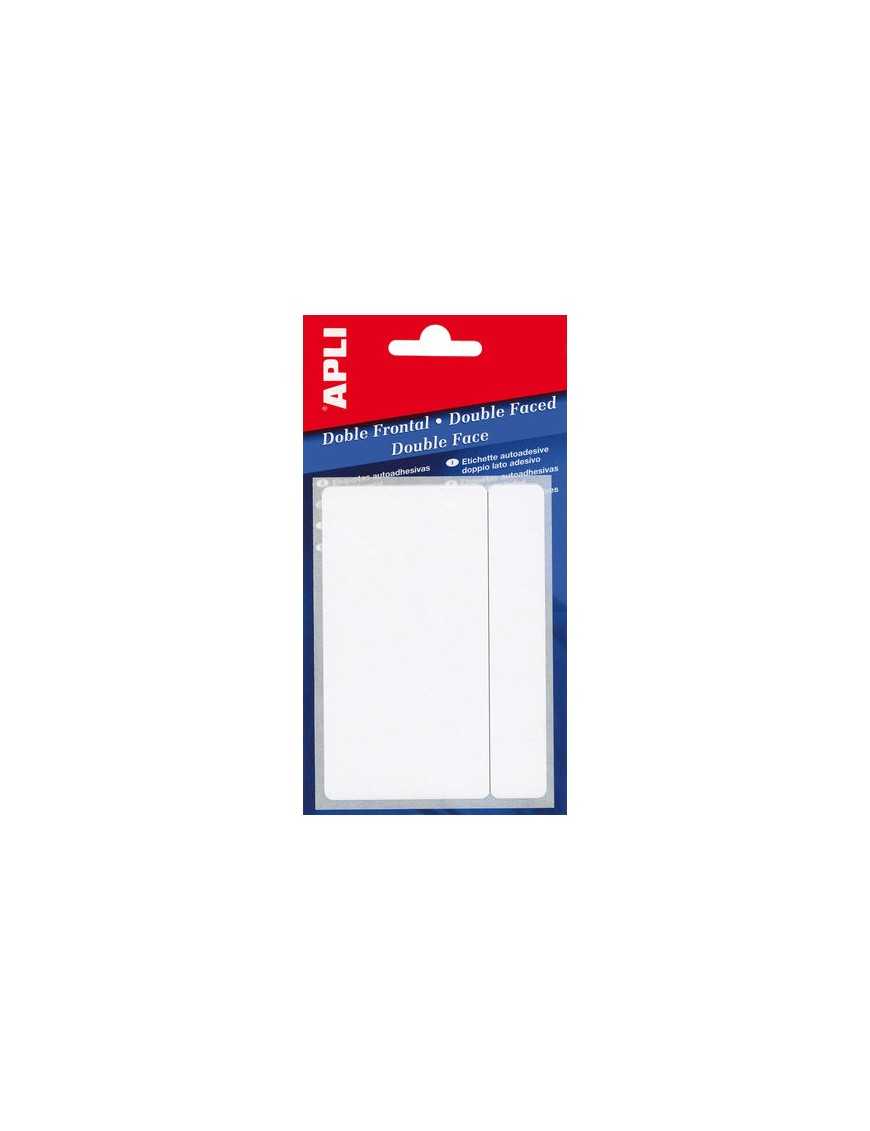ETIQUETAS DE 34X67 DOBLE FRONTAL EN BOLSA APLI