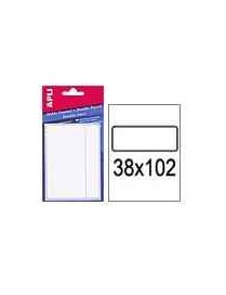 ETIQUETAS DE 38X102 DOBLE FRONTAL EN BOLSA APLI