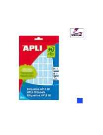 ETIQUETAS 25X40 AZULES APLI 2755
