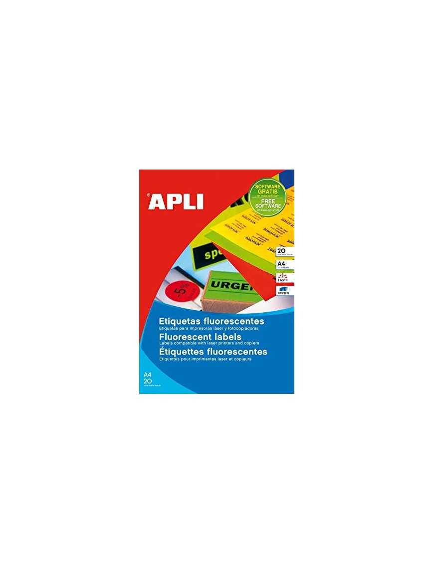 ETIQUETA FLUORESCENTE AMARILLA 64X33,9