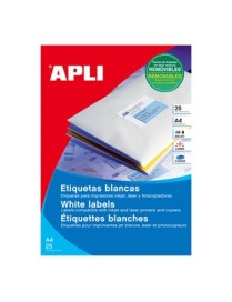CAJA 100 HOJAS ETIQUETAS 105X148 APLI 3058