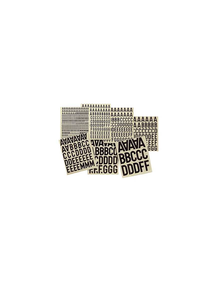 APLI 04430 BOLSA LETRAS Y SIGNOS ADHESIVOS 30 MM