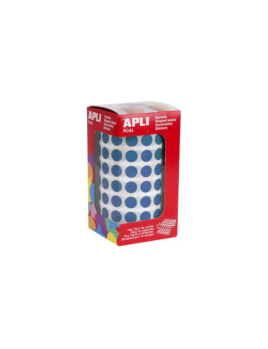 ROLLO GOMETS REDONDOS 10,5 MM AZUL APLI. 946005