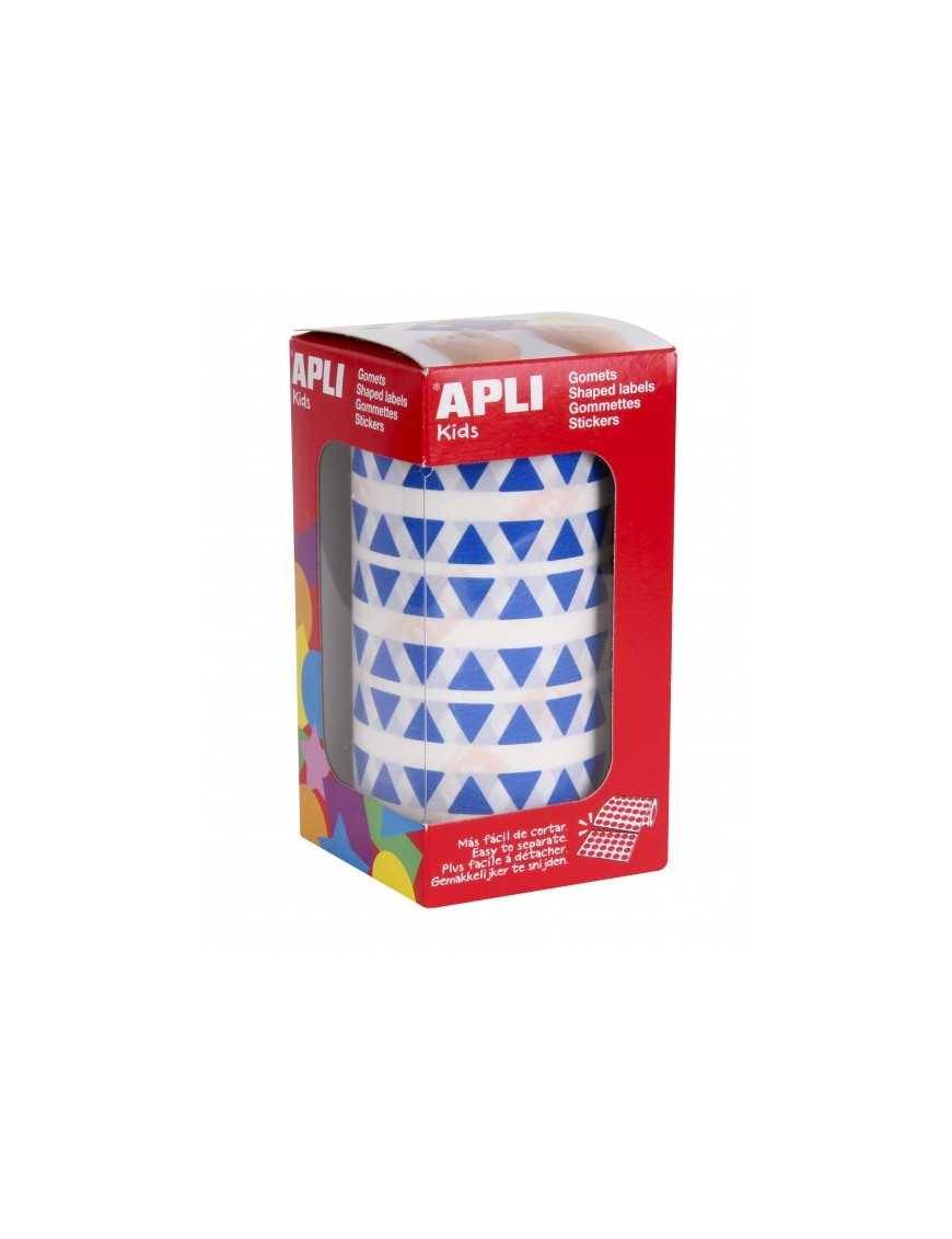 ROLLO GOMETS TRIANGULAR 10,5 MM. AZUL APLI