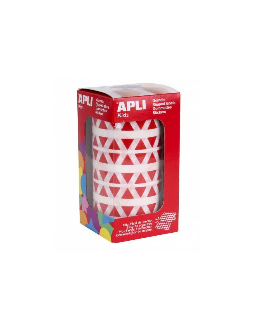 ROLLO GOMETS TRIANGULAR 10,5 MM. ROJO APLI