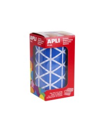 ROLLO GOMETS TRIANGULO 20 MM AZUL APLI. 946010