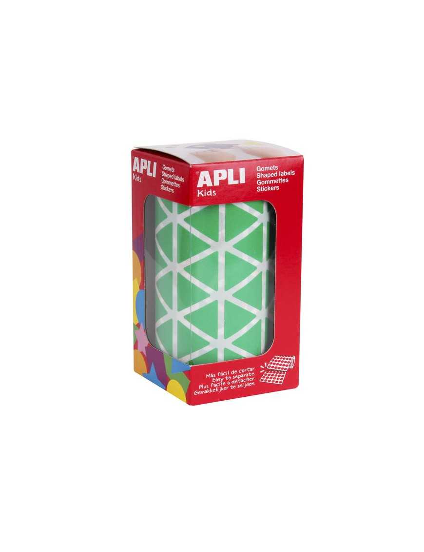ROLLO GOMETS TRIANGULO 20 MM VERDE APLI. 133713