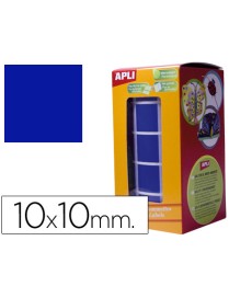 ROLLO GOMETS CUADRADOS AZULES 10 MM. APLI