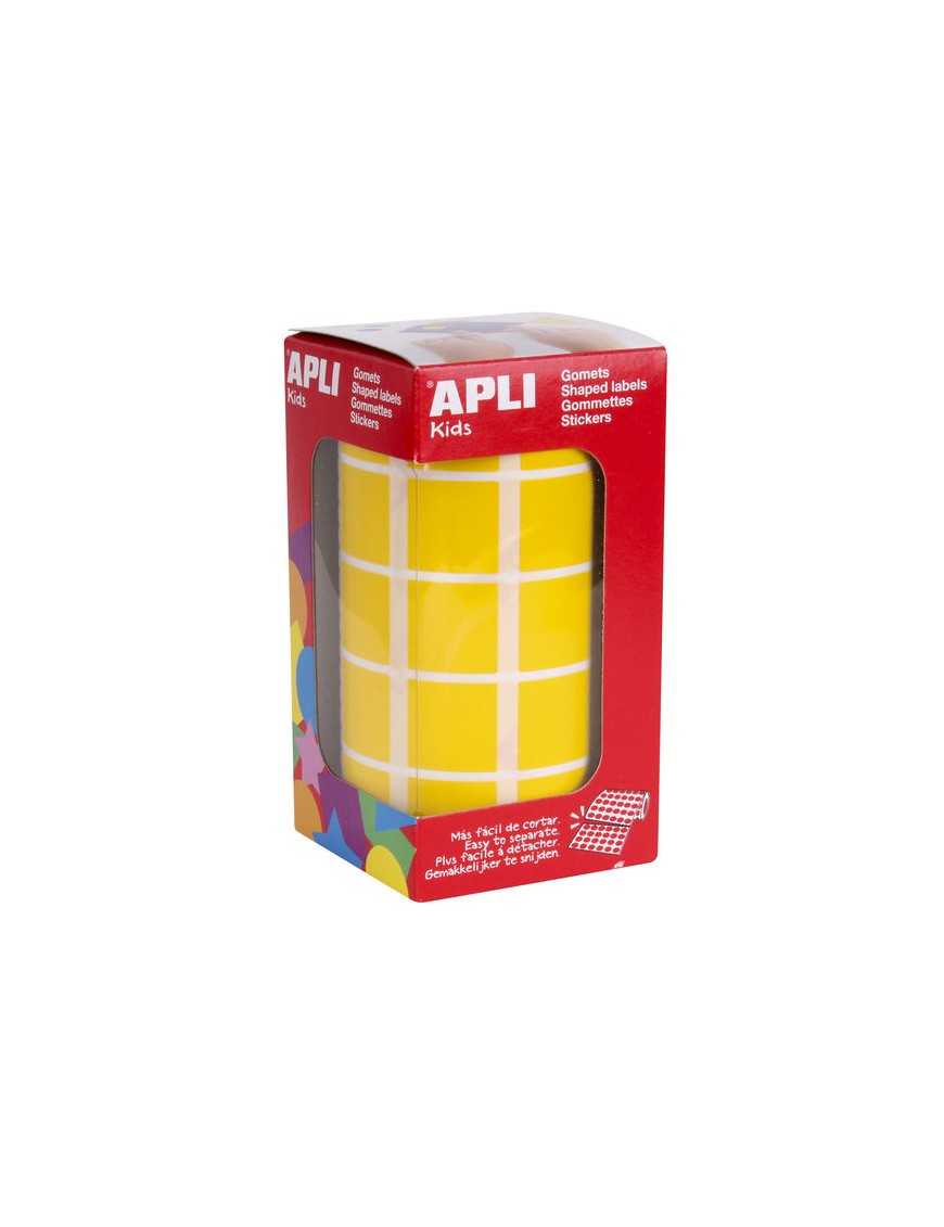 ROLLO GOMETS CUADRADO 20 MM AMARILLO APLI. 133847