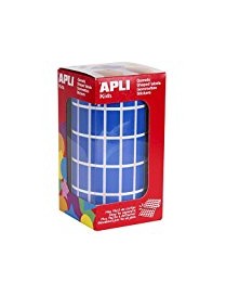ROLLO GOMETS RECTANGULARES GRANDES AZUL APLI