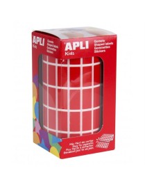 ROLLO GOMETS RECTANGULARES GRANDES ROJO APLI