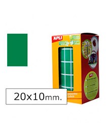 ROLLO GOMETS RECTANGULARES GRANDES VERDE APLI
