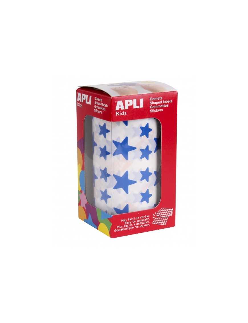 ROLLO GOMETS ESTRELLAS SURTIDAS AZUL APLI