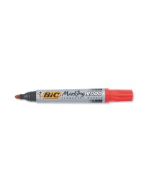 ROTULADOR BIC 2000 PUNTA REDONDA PERMANENTE ROJO
