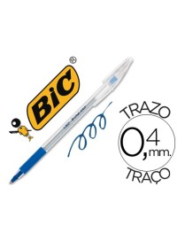BOLIGRAFO BIC CRISTAL GRIP AZUL