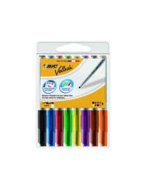 ROTULADOR BIC VELLEDA PACK 8 COL 1741.