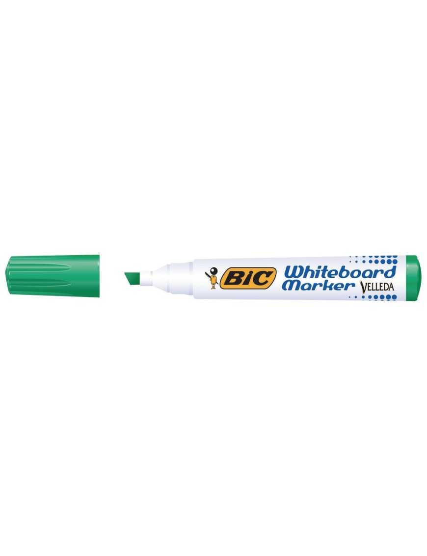ROTULADOR BIC VELLEDA MARKER 1751 VERDE BISELADA
