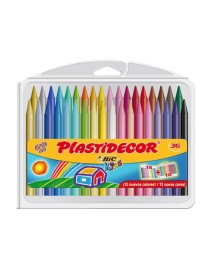 PLASTIDECOR 36 UDS BIC