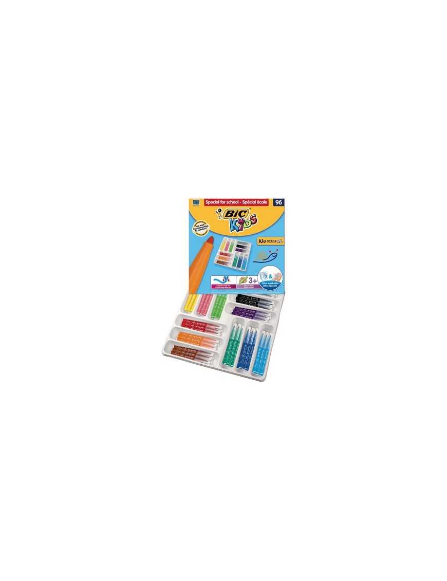 ROTULADOR BIC KIDS GRUESOS PACK DE 96 UNIDADES