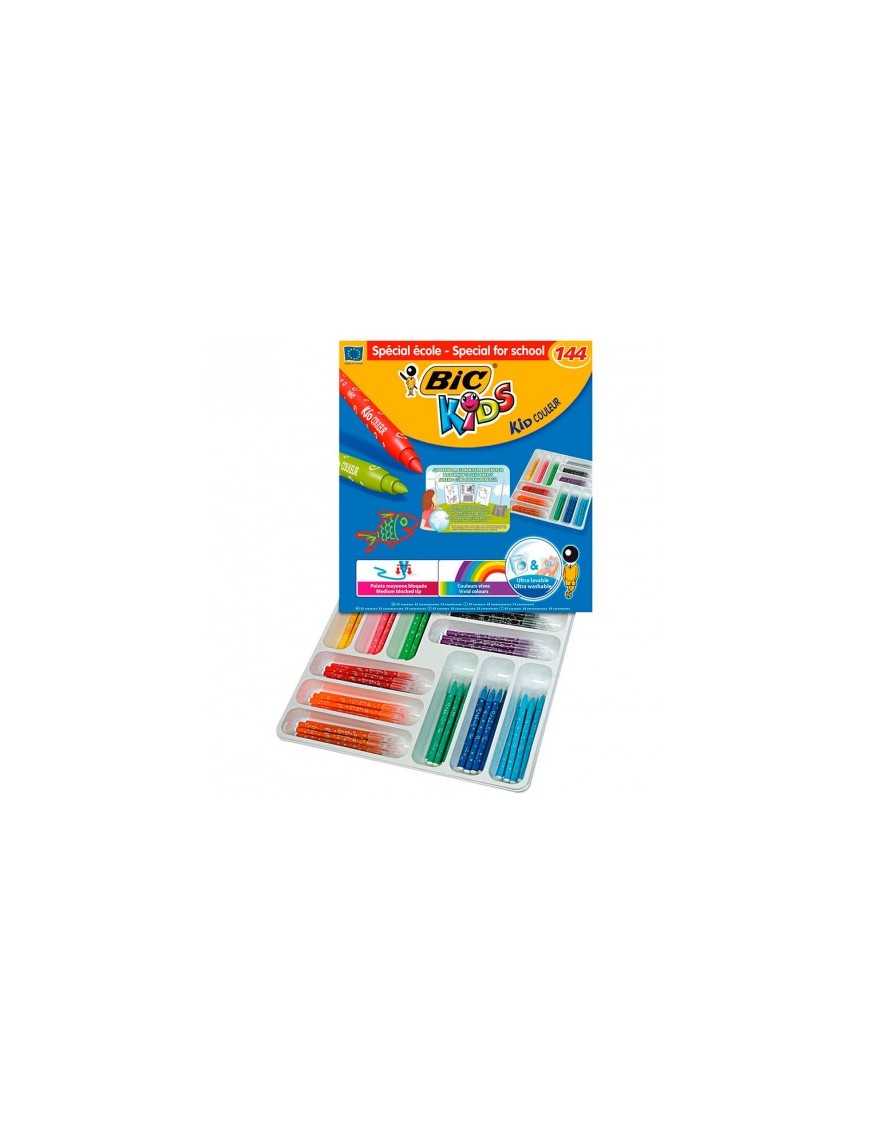 ROTULADORES BIC KIDS FINO 144UDS
