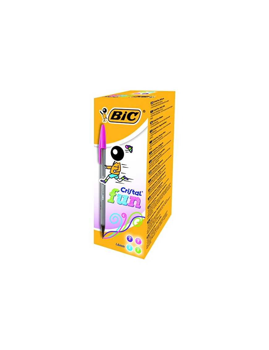 BOLIGRAFO BIC FUN COLORES SURTIDOS C/20