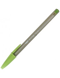 BOLIGRAFOS BIC FUN COLOR VERDE CLARO C/20
