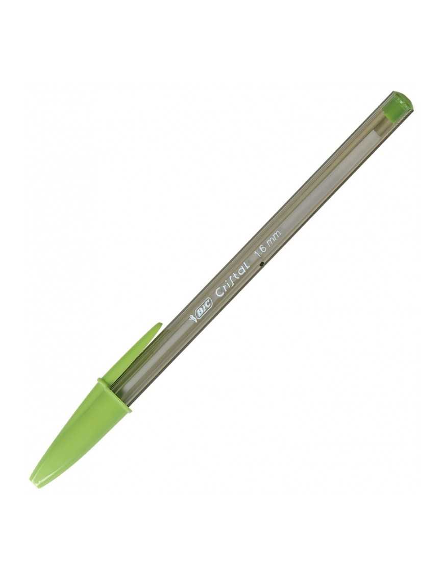 BOLIGRAFOS BIC FUN COLOR VERDE CLARO C/20