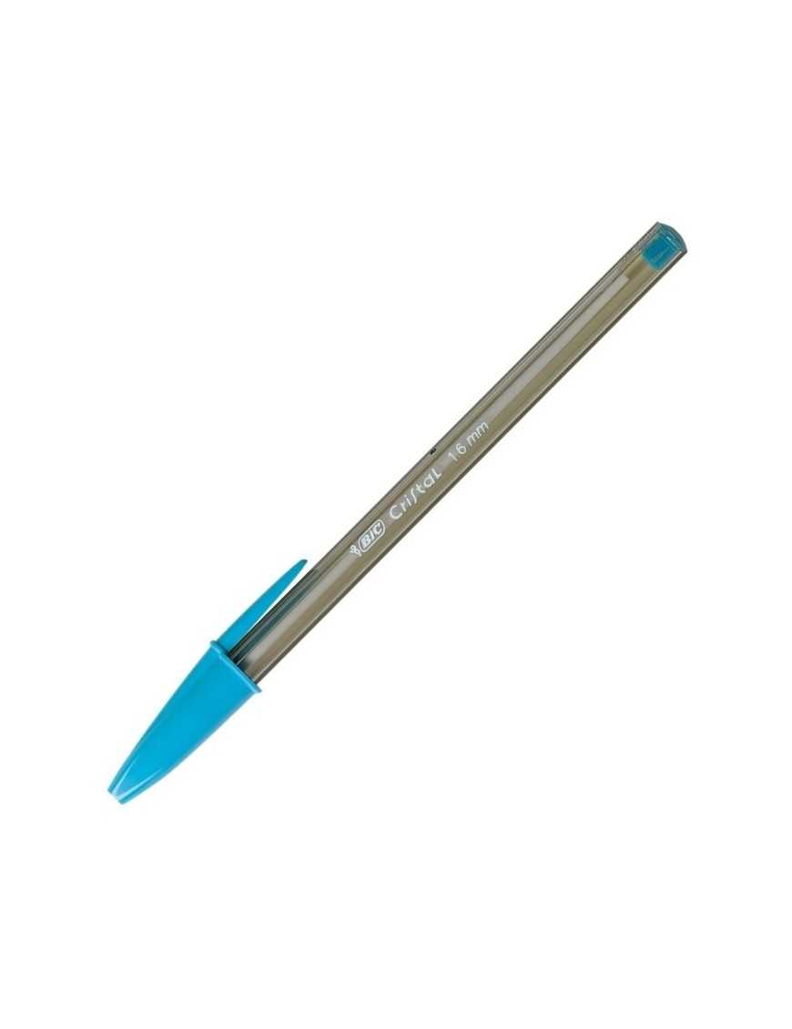 BOLIGRAFOS BIC FUN COLOR AZUL CLARO C/20