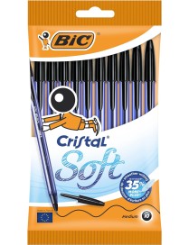BOLIGRAFO BIC CRISTAL SOFT NEGRO