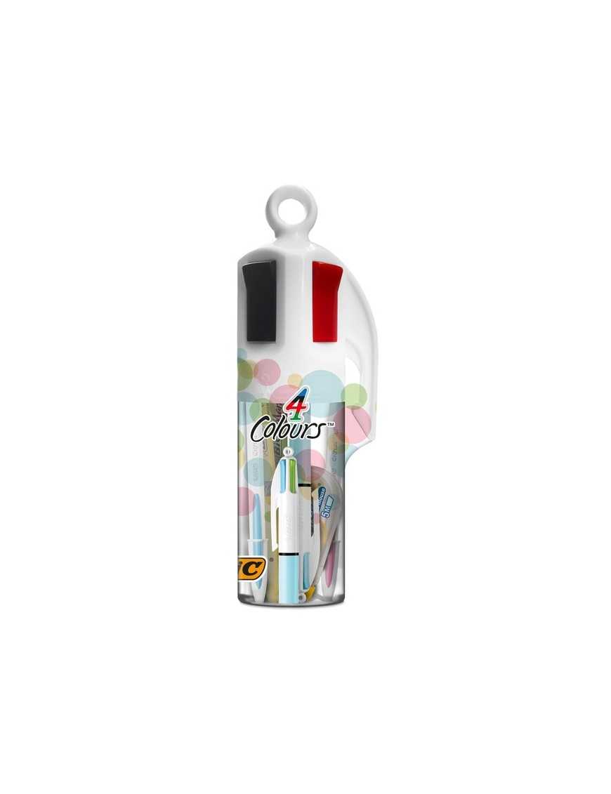 BIC MEGATUBO 4 COLORES PASTEL