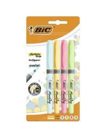 BLISTER DE 12 ROTULADORES HIGLIGTER GRIP PASTEL