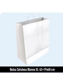 BOLSA DE PAPEL BLANCO XL 42X19X48
