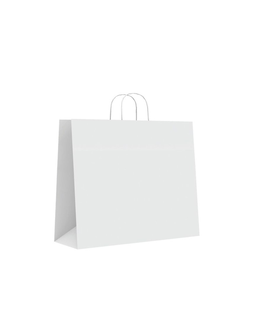 BOLSA DE PAPEL CELULOSA BLANCA 24+10+22