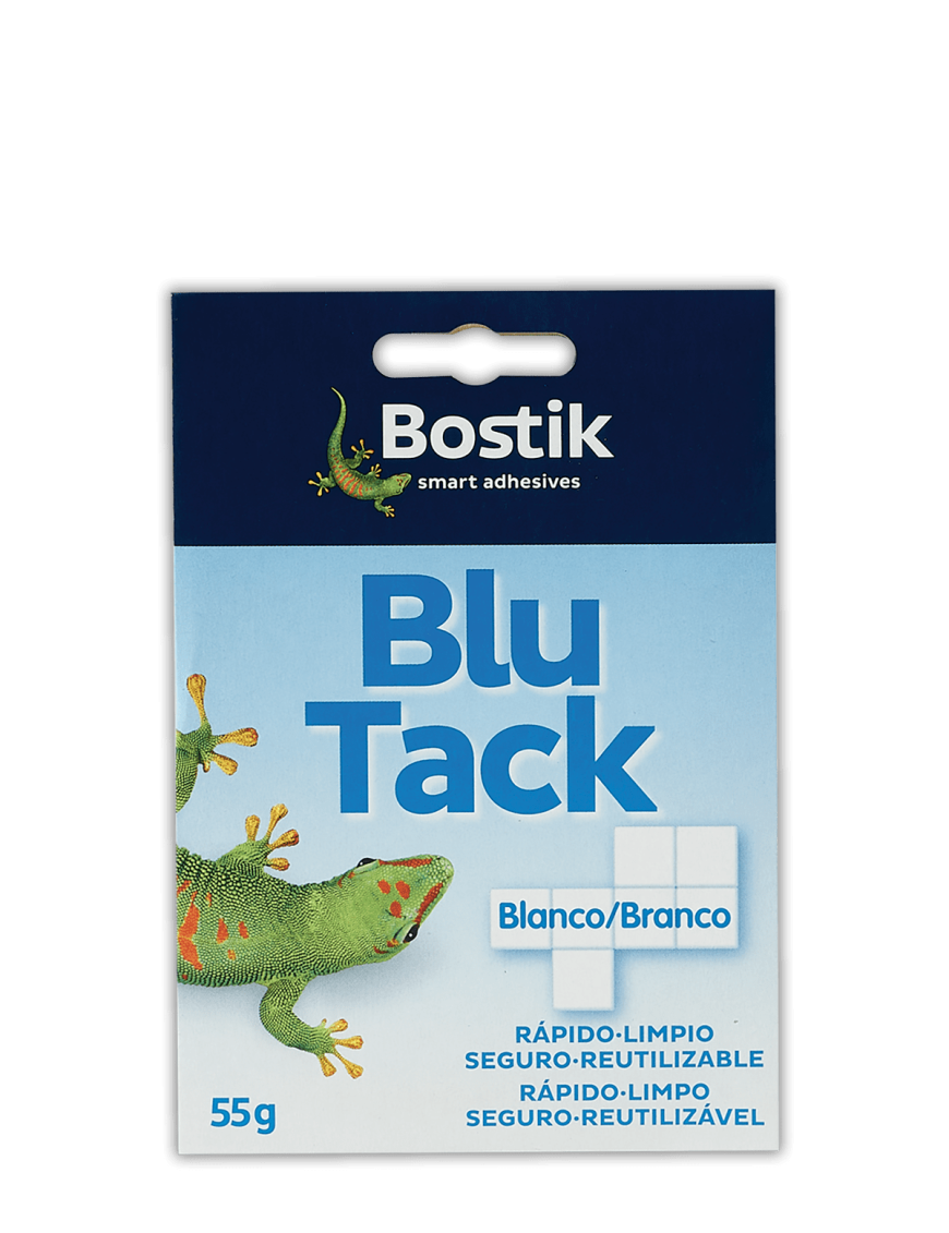 BLU TACK BLANCO CUARTEADO 55 GRS.