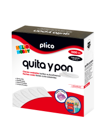 VELCRO OVALADO 1000 UDS BLANCO PLICO