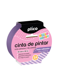 CINTA DE PINTOR BAJA PRESION 24MMX50M PLICO MANUAL