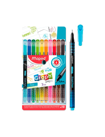 ROTULADOR FINO GRAPH PEPS 10 UDS MAPED