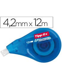 CORRECTOR TIPP-EX EASY LATERAL 4,2 MM X 12 METROS