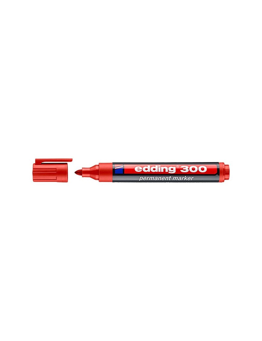 ROTULADOR EDDING 300 ROJO.