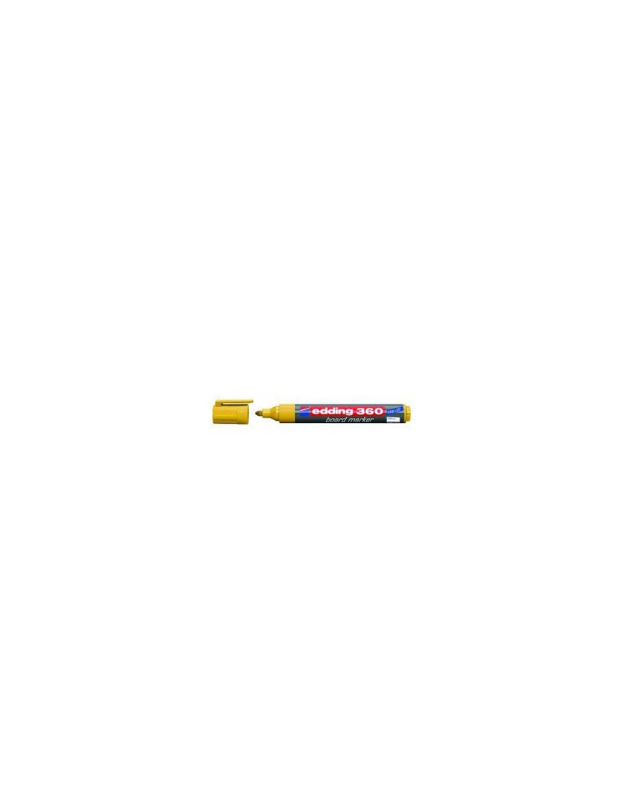ROTULADOR EDDING 360 AMARILLO PIZARRA BLANCA