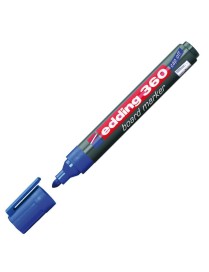 ROTULADOR EDDING 360 AZUL PIZARRA BLANCA